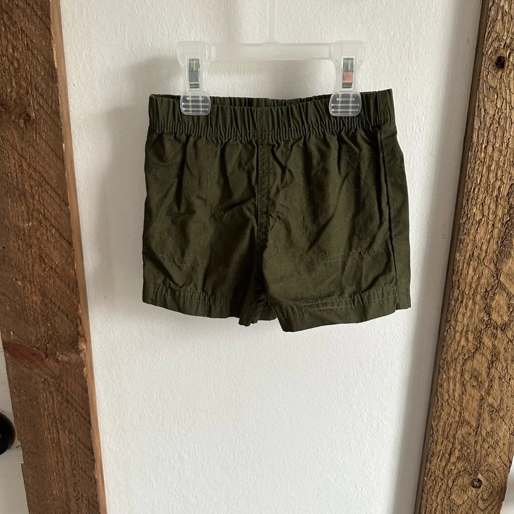 Carter’s Button Up & Shorts Set 9 Month Baby Boy  Euc  Bin 16